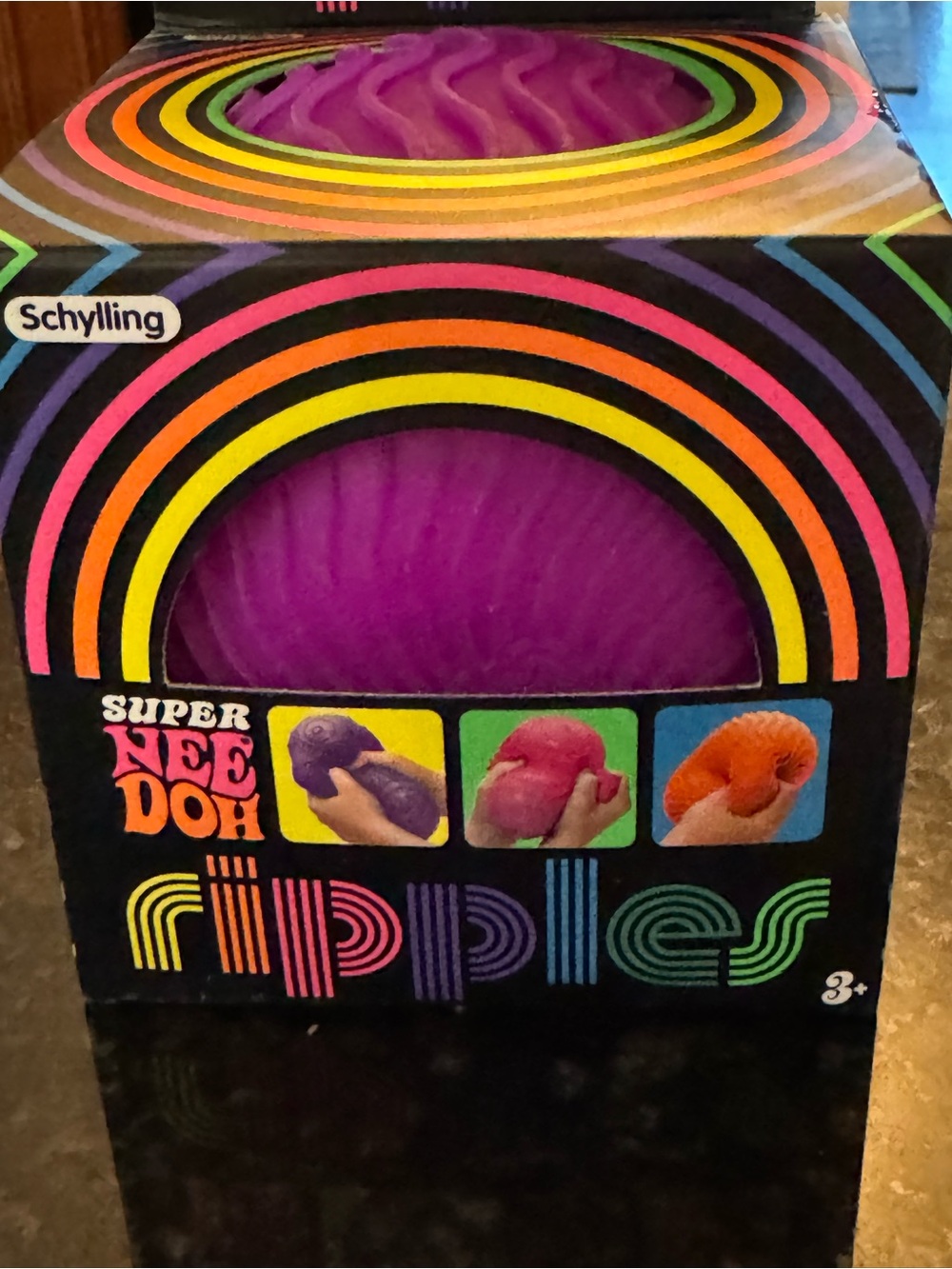Super NeeDoh Ripples Sensory Toy - Purple